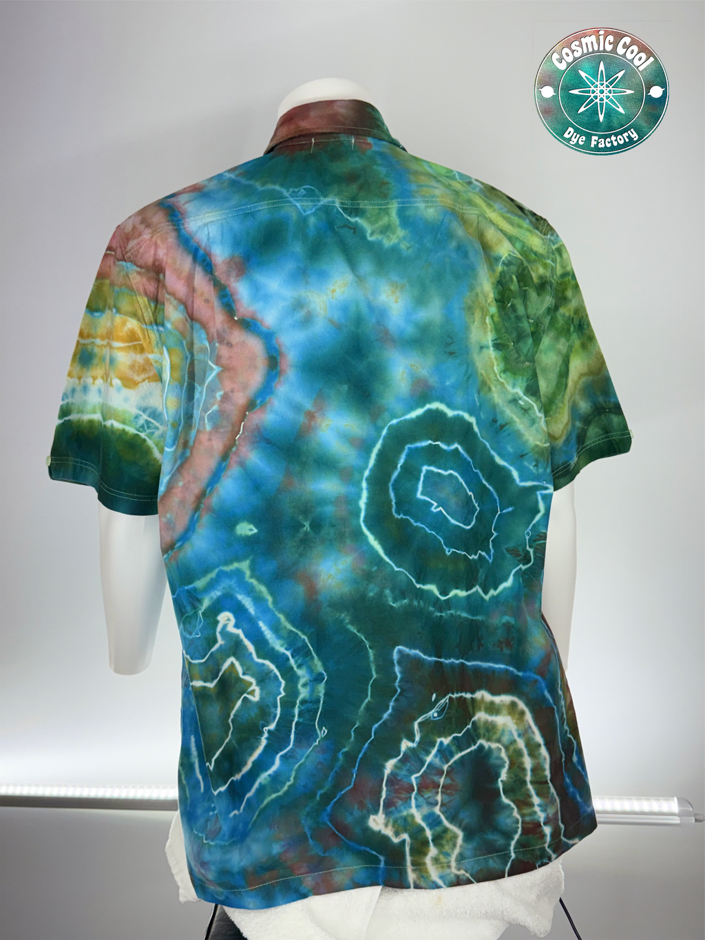 Geodesic Crystal Comet - Cosmic Camp Shirt (Size 3XL)