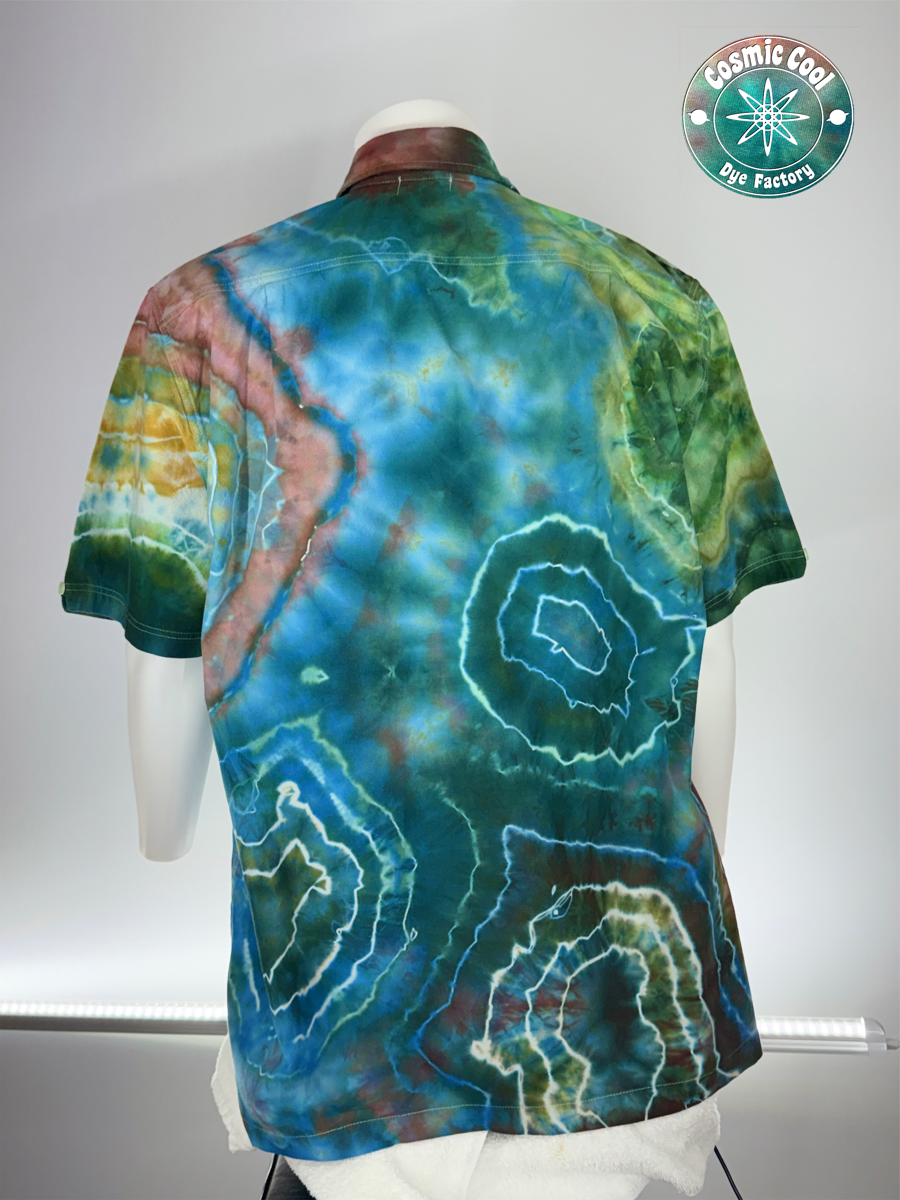 Geodesic Crystal Comet - Cosmic Camp Shirt (Size 3XL)