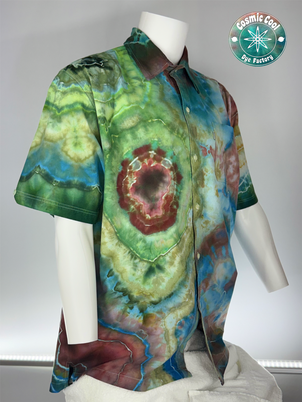 Geodesic Crystal Comet - Cosmic Camp Shirt (Size 3XL)
