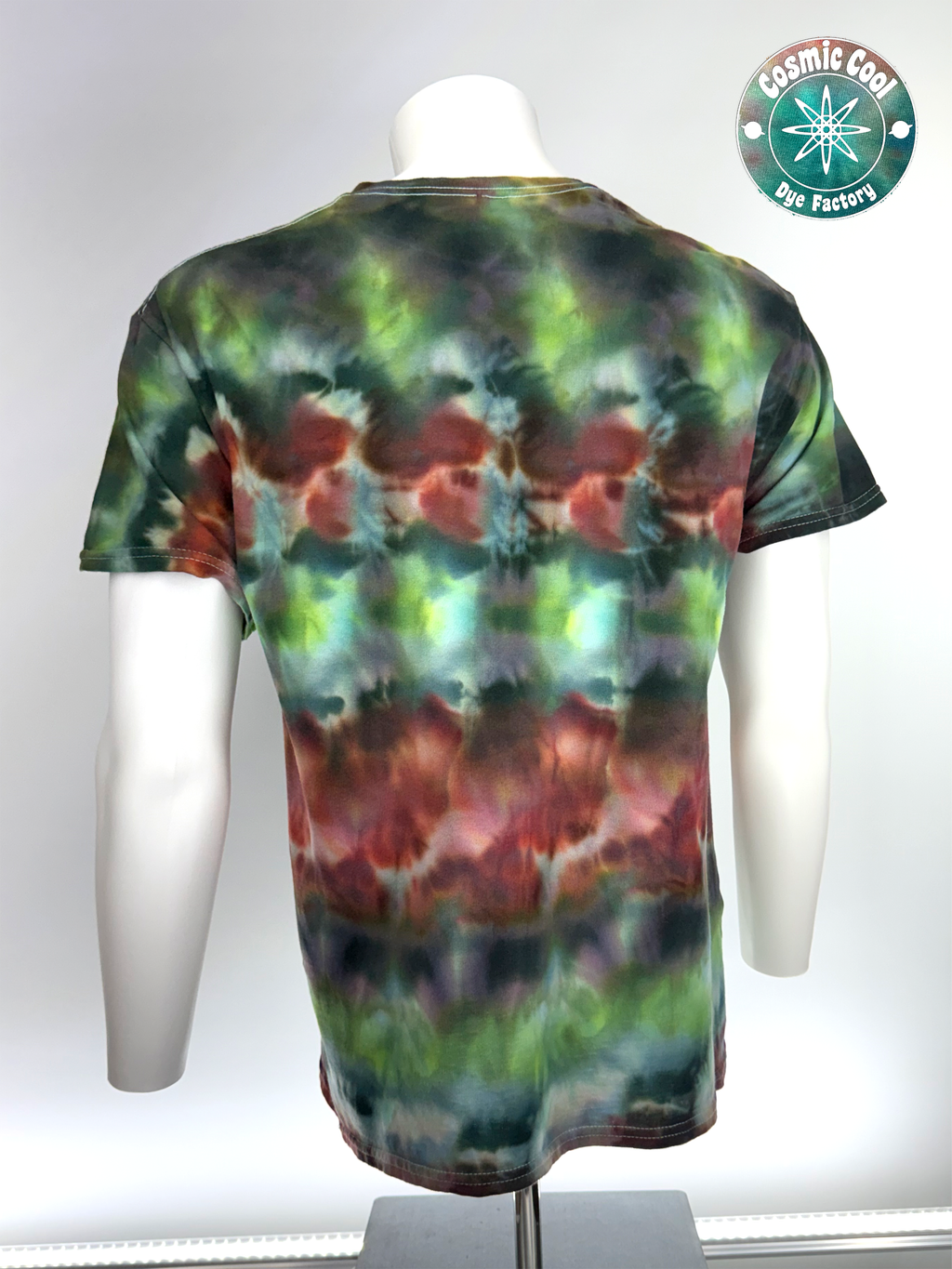 Quasar Drift - Short Sleeve Cosmic Ice Dye Tee (Size L)