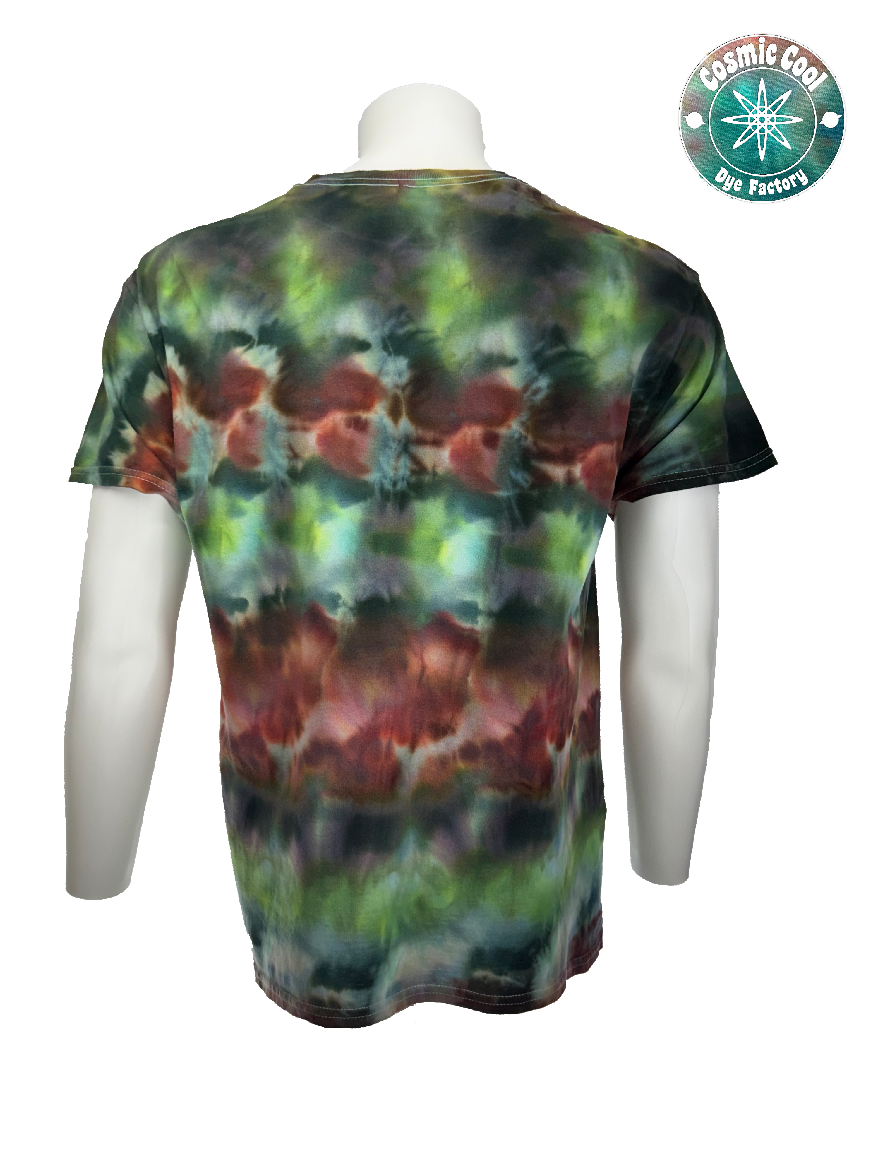 Quasar Drift - Short Sleeve Cosmic Ice Dye Tee (Size L)