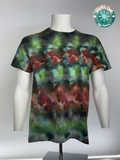 Quasar Drift - Short Sleeve Cosmic Ice Dye Tee (Size L)