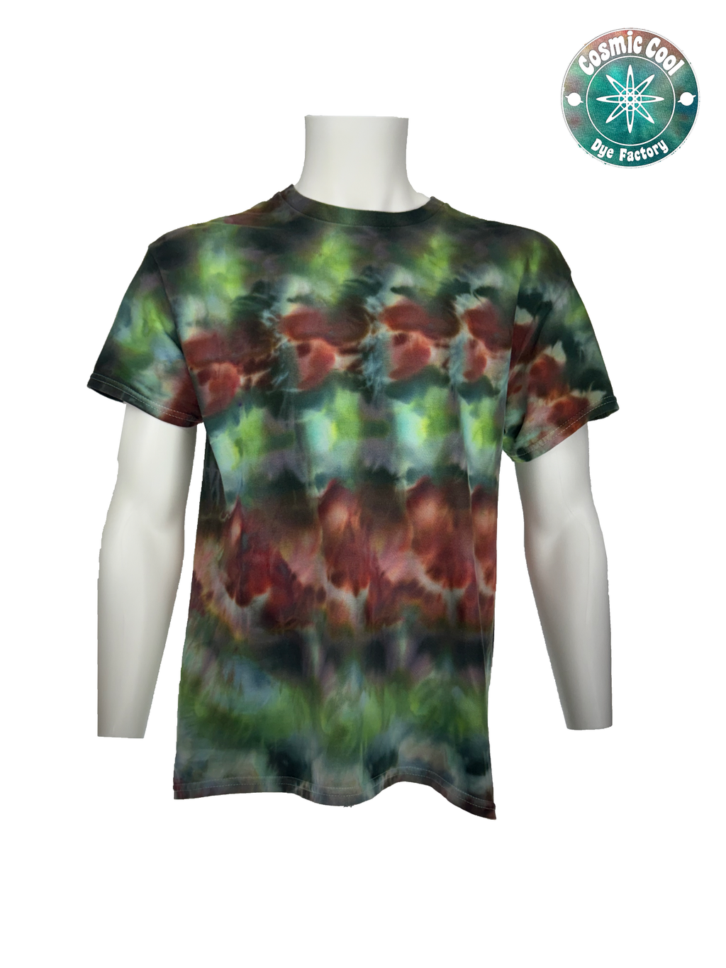 Quasar Drift - Short Sleeve Cosmic Ice Dye Tee (Size L)