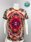 Short Sleeve 100% Cotton Cosmic Ice Dye Tee (Size L)