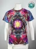 Short Sleeve Cosmic Ice Dye Tee 100% Cotton (Size L)
