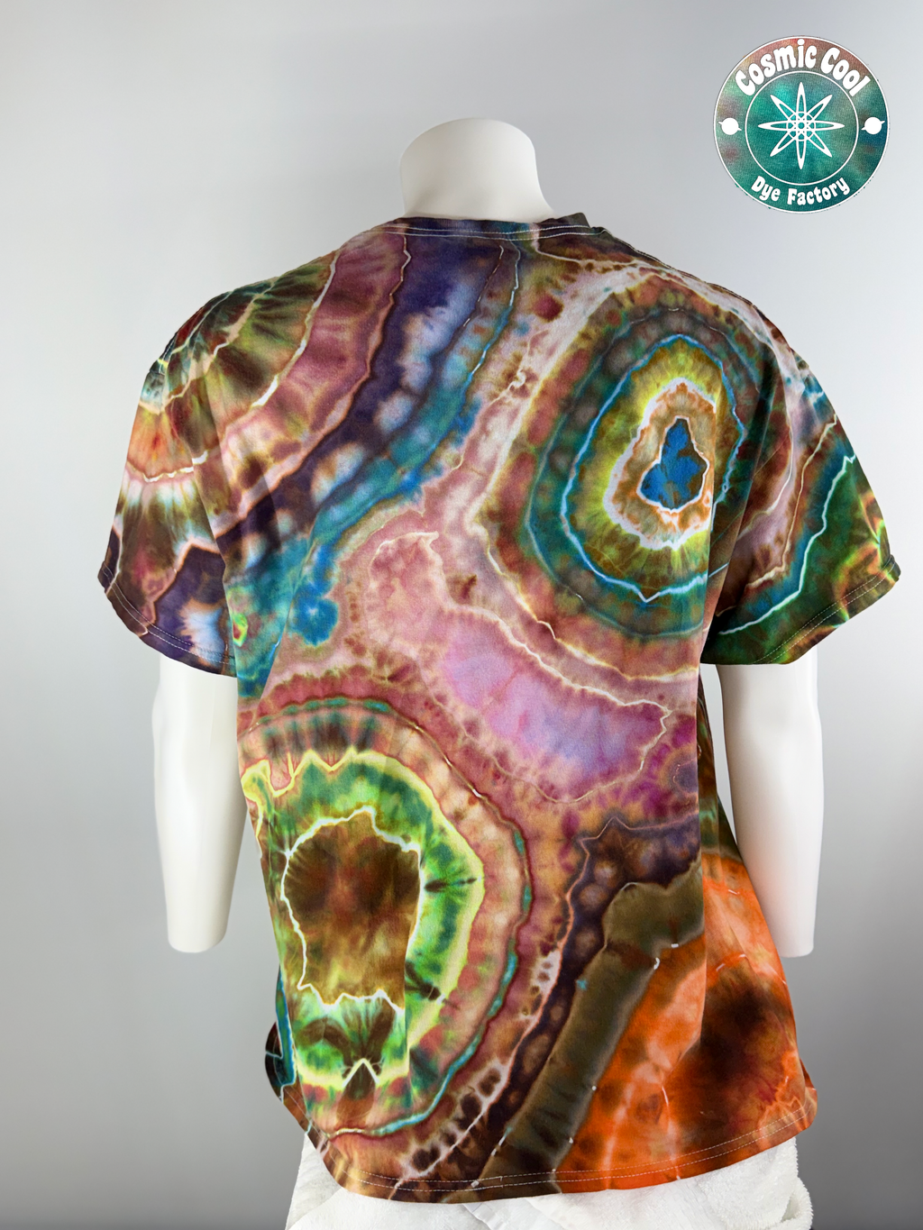 Geodesic Landing Site - Short Sleeve Cosmic Ice Dye Tee (Size 2XL)