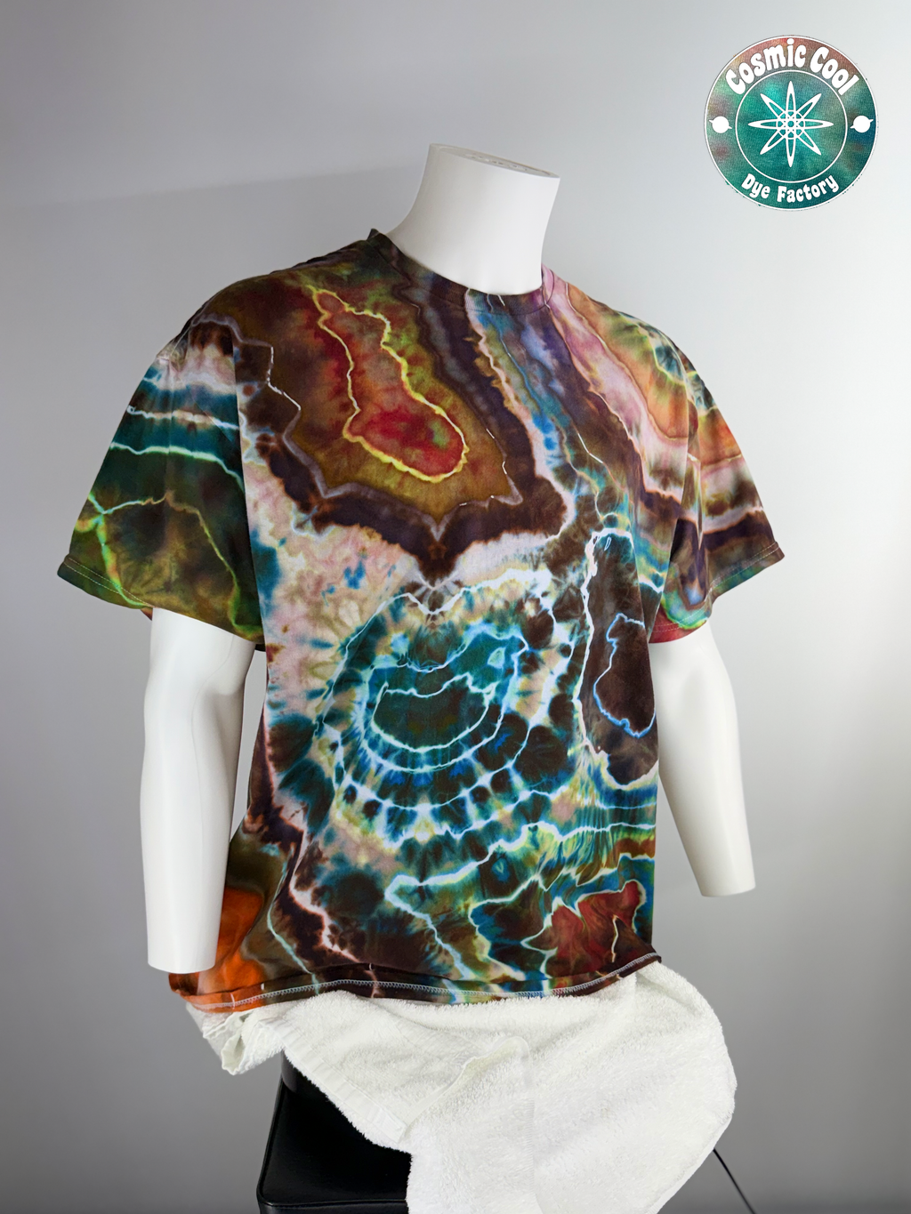 Geodesic Landing Site - Short Sleeve Cosmic Ice Dye Tee (Size 2XL)