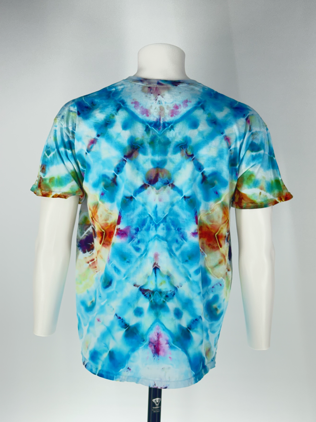 Hydromoon of Andromeda: XL Cosmic Artifact Ice-Dye Tee