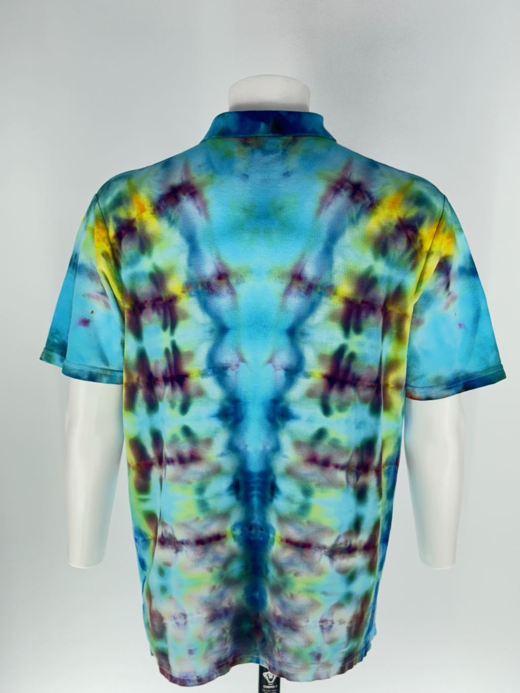 Quantum Signature Radiation Detected: 2XL Cosmic Heritage Polo - IceDye